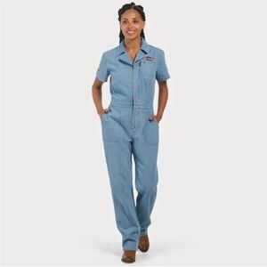 HARLEY DAVIDSON Denim Mechanic Coverall Jumpsuit